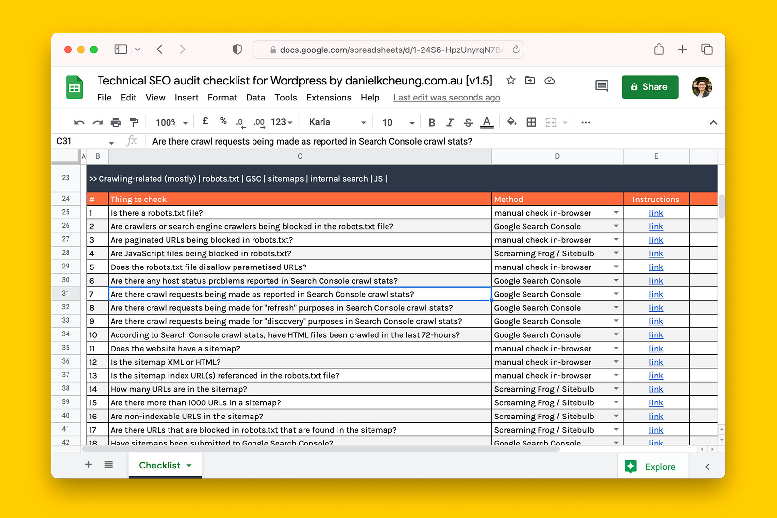 Technical SEO checklist: Suitable for all CMS and website platforms (e.g., WordPress, Shopify, AEM, Squarespace, Webflow, GatsbyJS etc)